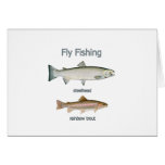 Fly Fishing Rainbow Trout - Steelhead Card
