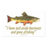 Fly Fishing Rectangle Sticker