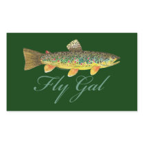 Fly Fishing Woman Sticker