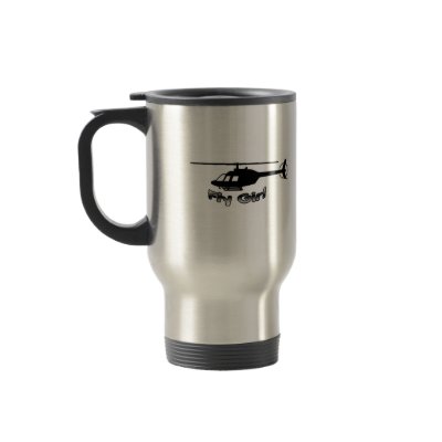 Fly Girl Helicopter Mug by RyanCFI
