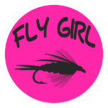 FLY GIRL STICKER