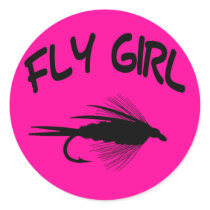 FLY GIRL STICKER