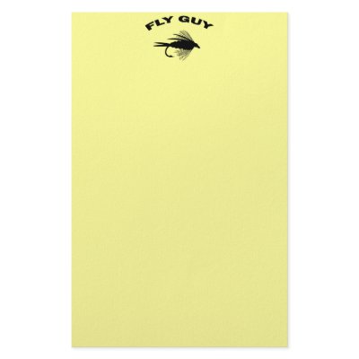 FLY GUY - STATIONARY PERSONALIZED STATIONERY by OutdoorAddix