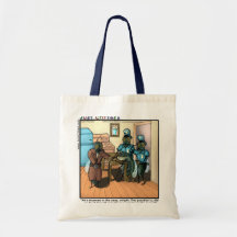 Fly in Soup Tote Bags