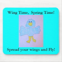 Fly, it's spring! mouse pads