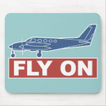Fly On - Airplane Mouse Pads
