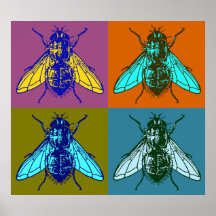 Fly Pop Art Posters