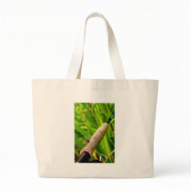 Fly Rod with Fly on Handle Tote Bags