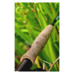 Fly Rod with Fly on Handle stationery