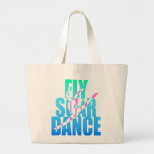 Fly Soar Dance Tote Bags