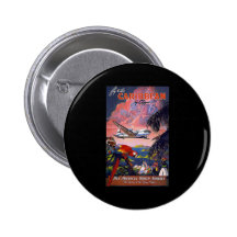 Fly To The Caribbean Pan American World Airways Buttons