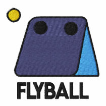 Flyball Box Embroidered Shirt (T-Shirt)