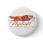 Flyball real dogs button