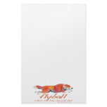 Flyball real dogs stationery paper