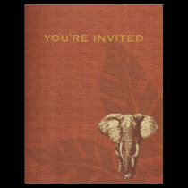 Flyer Animals of Africa, YOU'RE INVITED flyers