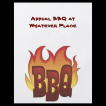 Flyer BBQ Invitation flyers
