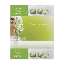 Flyer Beauty Salon Spa Green 2 Template Small