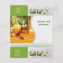 Flyer Beauty Salon Spa Green 3 Template Small