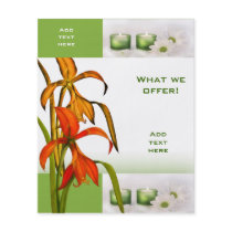 Flyer Beauty Salon Spa Green B Template Small