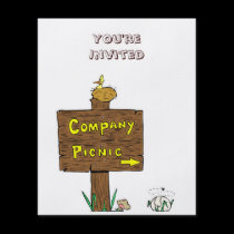Flyer Corporate Company Picnic flyers