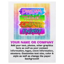 Flyer - Dream Think Create Enjoy