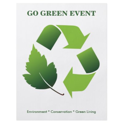 Flyer Go Green Event by forbes1954