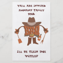 Flyer Invitation for Hillybilly BBQ