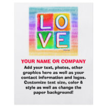 Flyer - LOVE Pop Art