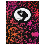 Flyer Salon Butterfly Woman Silhouette Colourful