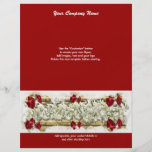 Flyer template Christmas promotions marketing