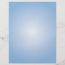 Flyer Template: Radial Gradient: Blue