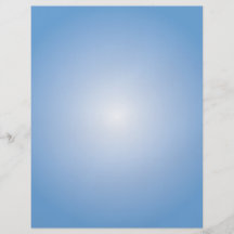 Flyer Template: Radial Gradient: Blue