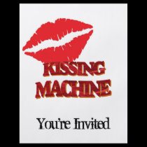 Flyer Valentines Kissing Contest flyers