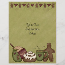 Flyer -Winter fun-Cocoa-Hot Chocolate-Gingerbread