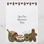 Flyer -Winter fun-Cocoa-Hot Chocolate-Gingerbread