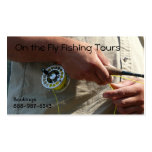 Flyfishing Rod and Reel Business Card for Guides