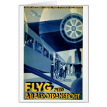 Flyg A-B Aero Transport Vintage Travel Ad