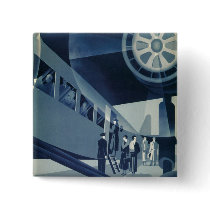 Flyg Med A-B Aerotransport Pinback Button