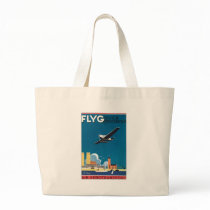 Flyg Over Stockholm, AB Aerotransport Canvas Bag