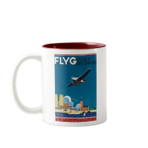 Flyg Over Stockholm, AB Aerotransport Mugs