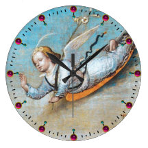 FLYING ANNUNCIATION ANGEL CLOCK