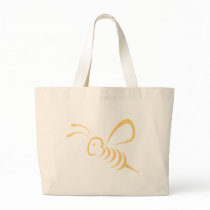 Flying Bee Insect Logo Bags