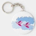 Flying bird keychain