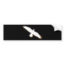 Flying Bird Silhouette Bumper Sticker