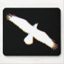 Flying Bird Silhouette Mouse Pad