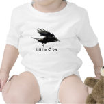 Flying Black CROW Art for Baby Tshirt