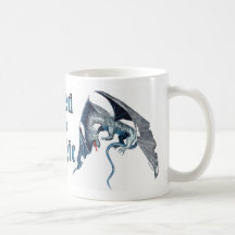 Flying Blue Dragon - Need for Magic Coffee Mug