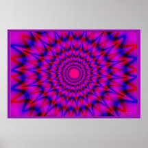 Flying Blue Magenta Dreams Posters