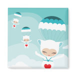flying bubillinas fridge magnets