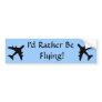 Flying Bumper Sticker